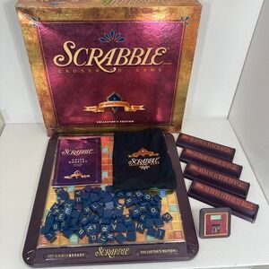 Scrabble Crossword Board Game 50th Anniversary Collector's Edition Hasbro 1998